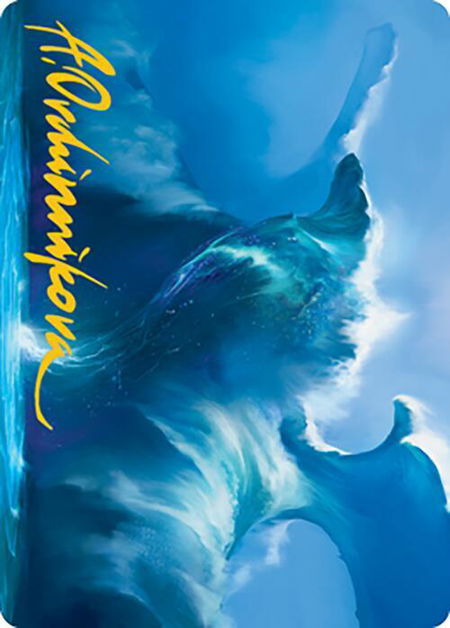 Subtlety Art Card (Gold-Stamped Signature) - Art Series: Modern Horizons 2 Magic: The Gathering trading card