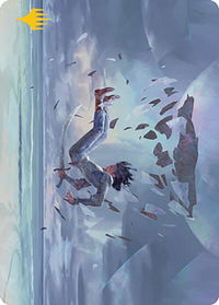 Suspend Art Card (Gold-Stamped) - Art Series: Modern Horizons 2 (ASMH2) #23 - Special Magic: The Gathering Trading Card