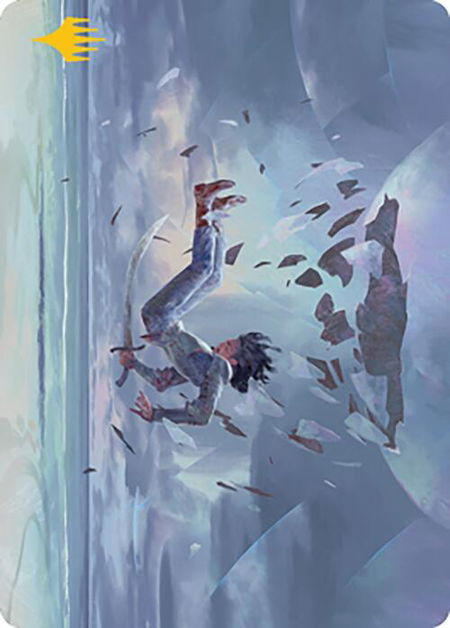 Suspend Art Card (Gold-Stamped) - Art Series: Modern Horizons 2 Magic: The Gathering trading card