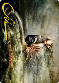 Svyelun of Sea and Sky Art Card (25/81) (Gold-Stamped Signature) - Art Series: Modern Horizons 2 (ASMH2) #25 - Special Magic: The Gathering Trading Card