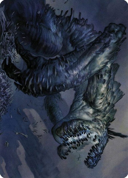 Necrogoyf Art Card - Art Series: Modern Horizons 2 Magic: The Gathering trading card