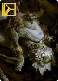 Nested Shambler Art Card (Gold-Stamped Signature) - Art Series: Modern Horizons 2 (ASMH2) #32 - Special Magic: The Gathering Trading Card