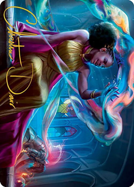 Radiant Epicure Art Card (Gold-Stamped Signature) - Art Series: Modern Horizons 2 Magic: The Gathering trading card