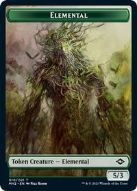 Elemental Token - Modern Horizons 2 (MH2) #10 - Token Magic: The Gathering Trading Card