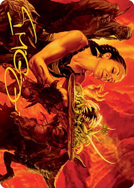 Chef's Kiss Art Card (Gold-Stamped Signature) - Art Series: Modern Horizons 2 Magic: The Gathering trading card