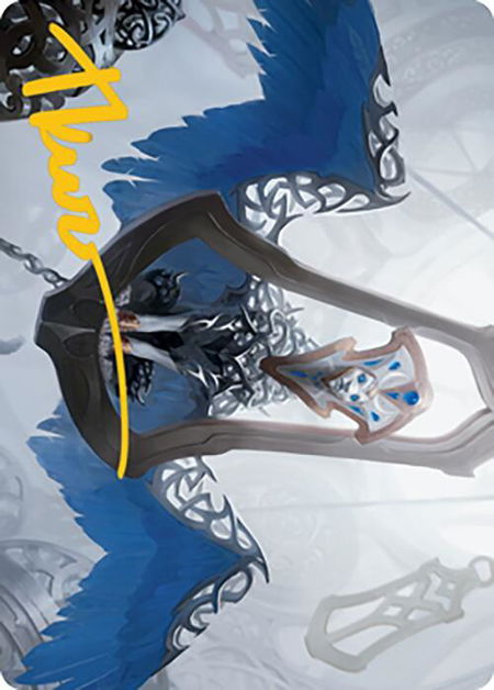 Ethersworn Sphinx Art Card (Gold-Stamped Signature) - Art Series: Modern Horizons 2 Magic: The Gathering trading card