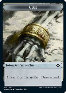 Clue (015) Token - Modern Horizons 2 (MH2) #15 - Token Magic: The Gathering Trading Card