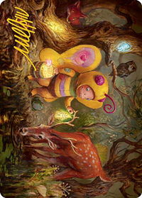Glimmer Bairn Art Card (Gold-Stamped Signature) - Art Series: Modern Horizons 2 (ASMH2) #39 - Special Magic: The Gathering Trading Card