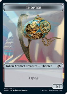 Thopter Token - Modern Horizons 2 (MH2) #19 - Token Magic: The Gathering Trading Card