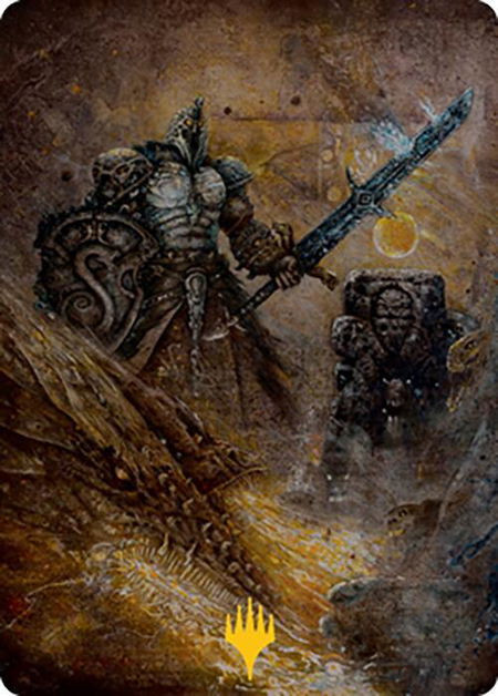 Dakkon, Shadow Slayer Art Card (48/81) (Gold-Stamped) - Art Series: Modern Horizons 2 Magic: The Gathering trading card
