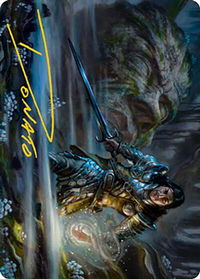 Carth the Lion Art Card (Gold-Stamped Signature) - Art Series: Modern Horizons 2 (ASMH2) #47 - Special Magic: The Gathering Trading Card