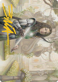 Arcus Acolyte Art Card (Gold-Stamped Signature) - Art Series: Modern Horizons 2 (ASMH2) #44 - Special Magic: The Gathering Trading Card