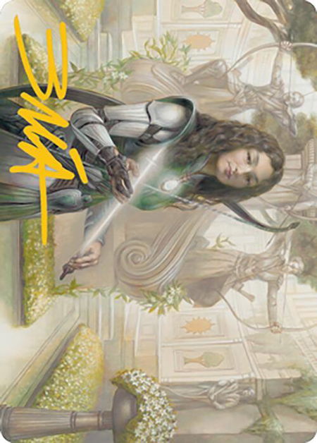 Arcus Acolyte Art Card (Gold-Stamped Signature) - Art Series: Modern Horizons 2 Magic: The Gathering trading card