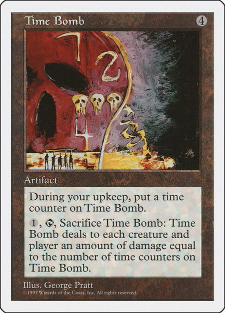 Time Bomb - Fifth Edition Magic: The Gathering trading card