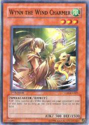 Wynn the Wind Charmer - The Lost Millennium YuGiOh trading card