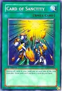 Card of Sanctity - The Lost Millennium (TLM) #TLM-EN037 - Super Rare YuGiOh Trading Card