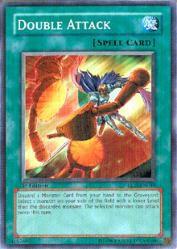 Double Attack trading card from The Lost Millennium Double Attack - The Lost Millennium YuGiOh trading card