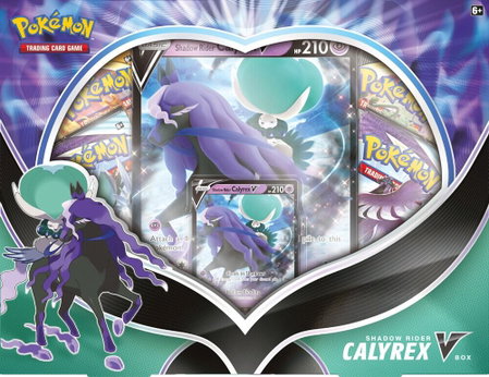 Shadow Rider Calyrex V Box trading card from SWSH06: Chilling Reign Shadow Rider Calyrex V Box - SWSH06: Chilling Reign Pokémon trading card
