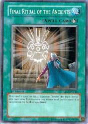 Final Ritual of the Ancients - The Lost Millennium YuGiOh trading card