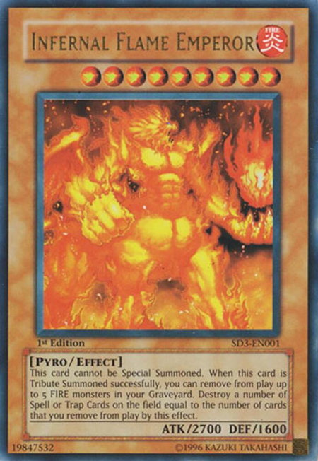 Infernal Flame Emperor - Structure Deck: Blaze of Destruction YuGiOh trading card