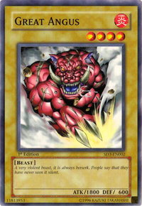 Great Angus - Structure Deck: Blaze of Destruction (SD3) #SD3-EN002 - Common / Short Print YuGiOh Trading Card