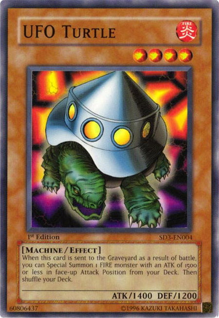 UFO Turtle - Structure Deck: Blaze of Destruction YuGiOh trading card