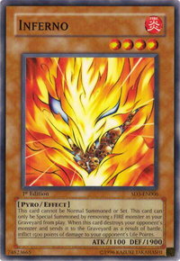 Inferno - Structure Deck: Blaze of Destruction (SD3) #SD3-EN006 - Common / Short Print YuGiOh Trading Card