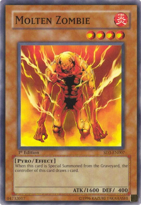 Molten Zombie - Structure Deck: Blaze of Destruction YuGiOh trading card