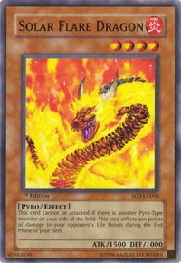 Solar Flare Dragon - Structure Deck: Blaze of Destruction (SD3) #SD3-EN008 - Common / Short Print YuGiOh Trading Card