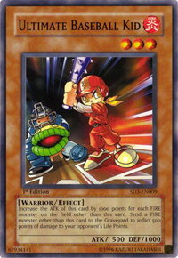 Ultimate Baseball Kid - Structure Deck: Blaze of Destruction (SD3) #SD3-EN009 - Common / Short Print YuGiOh Trading Card