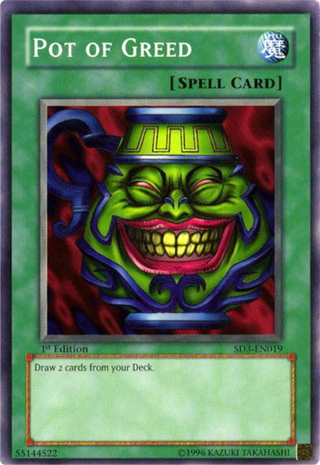 Pot of Greed - Structure Deck: Blaze of Destruction YuGiOh trading card