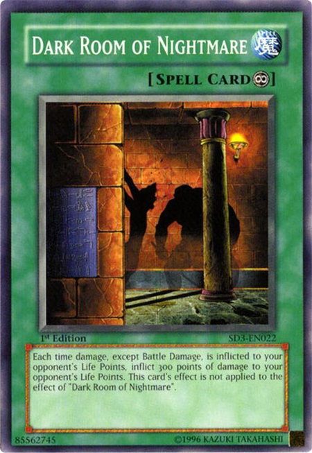 Dark Room of Nightmare - Structure Deck: Blaze of Destruction YuGiOh trading card