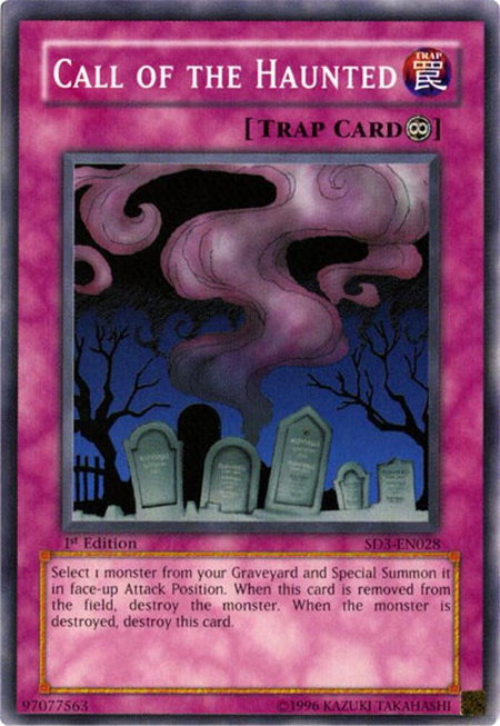 Call of the Haunted - Structure Deck: Blaze of Destruction YuGiOh trading card