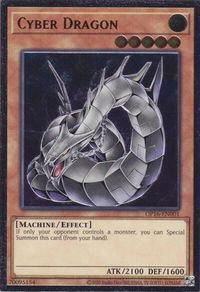 Cyber Dragon (UTR) - OTS Tournament Pack 16 (OP16) #OP16-EN001 - Ultimate Rare YuGiOh Trading Card