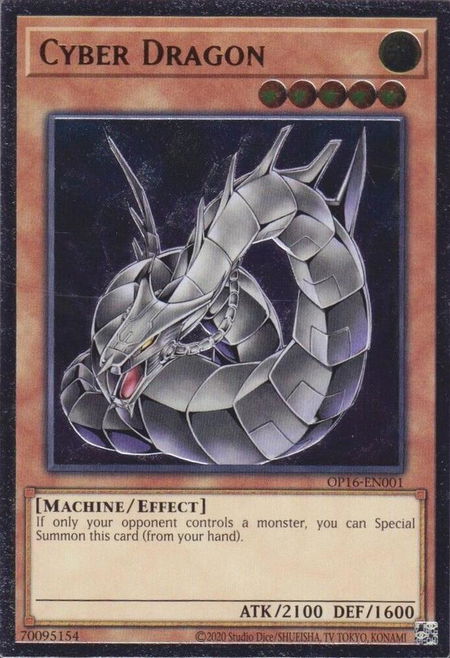 Cyber Dragon (UTR) - OTS Tournament Pack 16 YuGiOh trading card