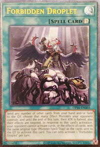 Forbidden Droplet (UTR) - OTS Tournament Pack 16 (OP16) #OP16-EN003 - Ultimate Rare YuGiOh Trading Card