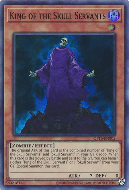 King of the Skull Servants - OTS Tournament Pack 16 YuGiOh trading card