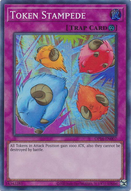 Token Stampede - OTS Tournament Pack 16 YuGiOh trading card