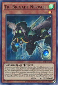 Tri-Brigade Nervall - OTS Tournament Pack 16 (OP16) #OP16-EN009 - Super Rare YuGiOh Trading Card