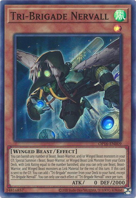 Tri-Brigade Nervall - OTS Tournament Pack 16 YuGiOh trading card