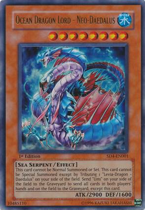 Ocean Dragon Lord - Neo-Daedalus - Structure Deck: Fury from the Deep YuGiOh trading card