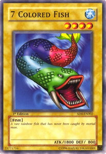 7 Colored Fish - Structure Deck: Fury from the Deep (SD4) #SD4-EN002 - Common / Short Print YuGiOh Trading Card