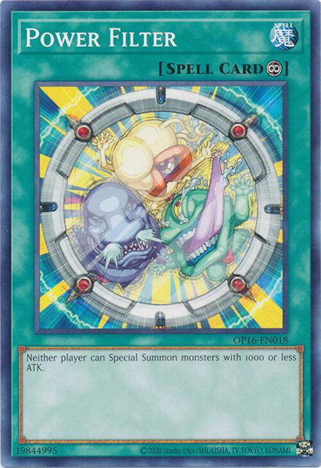 Power Filter - OTS Tournament Pack 16 YuGiOh trading card