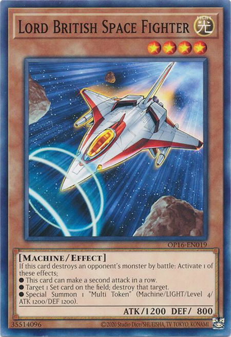 Lord British Space Fighter - OTS Tournament Pack 16 YuGiOh trading card