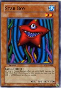 Star Boy trading card from Structure Deck: Fury from the Deep Star Boy - Structure Deck: Fury from the Deep YuGiOh trading card