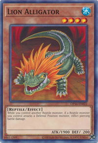Lion Alligator - OTS Tournament Pack 16 (OP16) #OP16-EN022 - Common / Short Print YuGiOh Trading Card