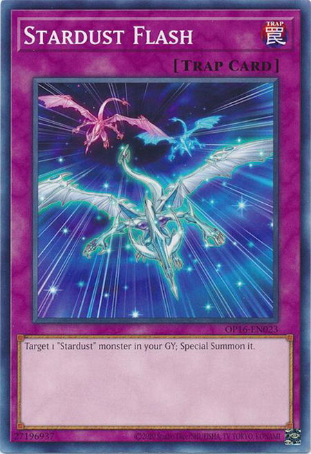 Stardust Flash - OTS Tournament Pack 16 YuGiOh trading card