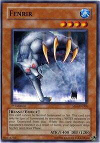 Fenrir - Structure Deck: Fury from the Deep (SD4) #SD4-EN008 - Common / Short Print YuGiOh Trading Card