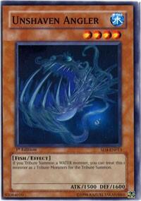 Unshaven Angler - Structure Deck: Fury from the Deep (SD4) #SD4-EN013 - Common / Short Print YuGiOh Trading Card