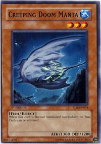 Creeping Doom Manta trading card from Structure Deck: Fury from the Deep Creeping Doom Manta - Structure Deck: Fury from the Deep YuGiOh trading card